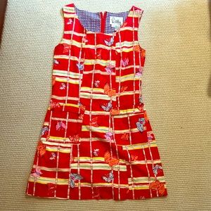 Lilly Pulitzer butterfly dress red / multicolor